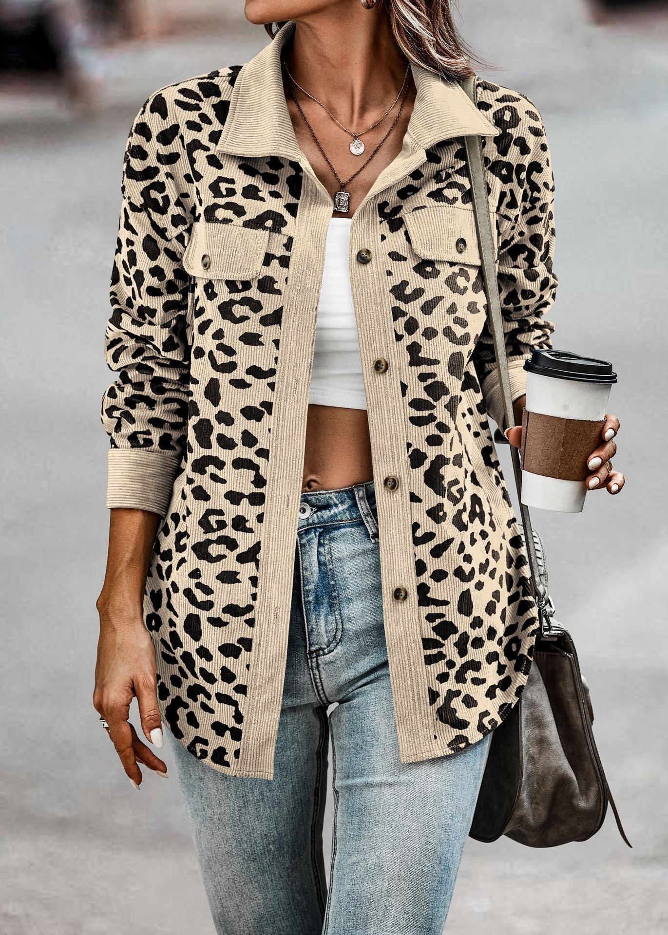 (50% Rabatt) Olivie™ - Dschungel Chic Leopard Jacke