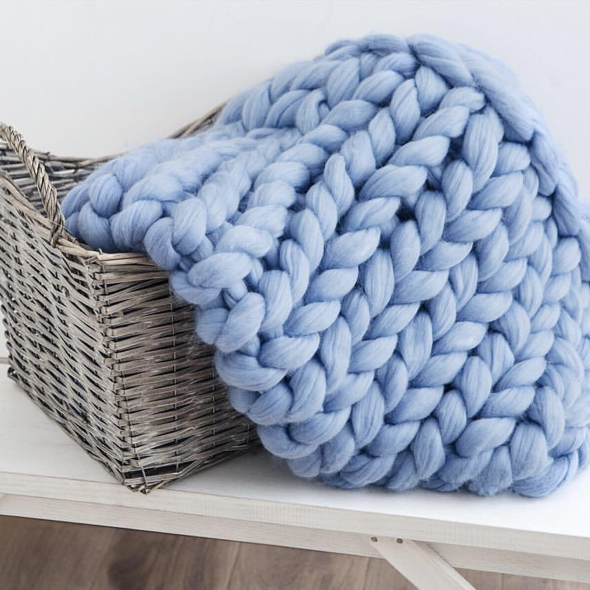 Chunky Knit Blanket