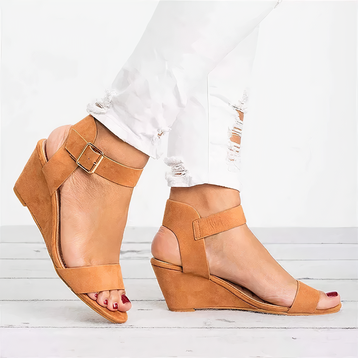 Viola™ - Orthopädische Keilsandalen mit orthopädischer Unterstützung