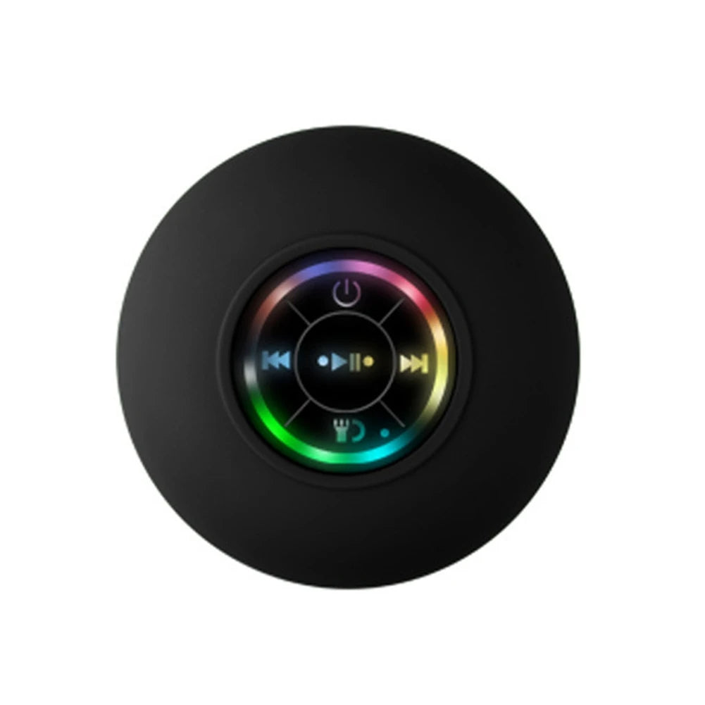 SoundSplash Mini™ - Wasserdichter Bluetooth-Lautsprecher mit RGB-Beleuchtung und Saugnapf