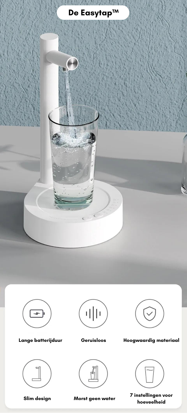 EasyTap™ | Leitungswasser vom Bett aus