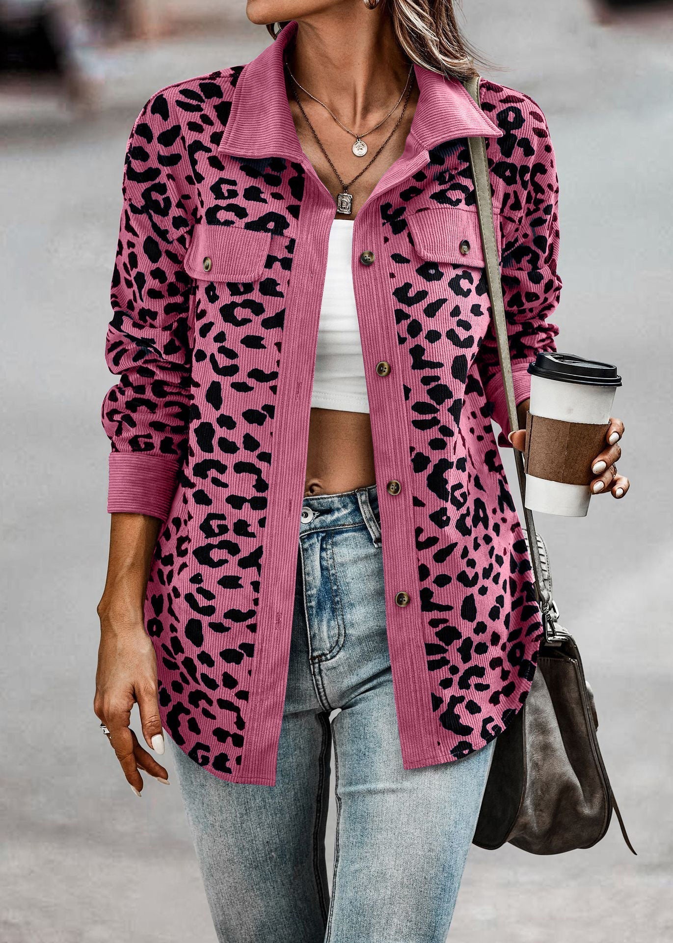 (50% Rabatt) Olivie™ - Dschungel Chic Leopard Jacke