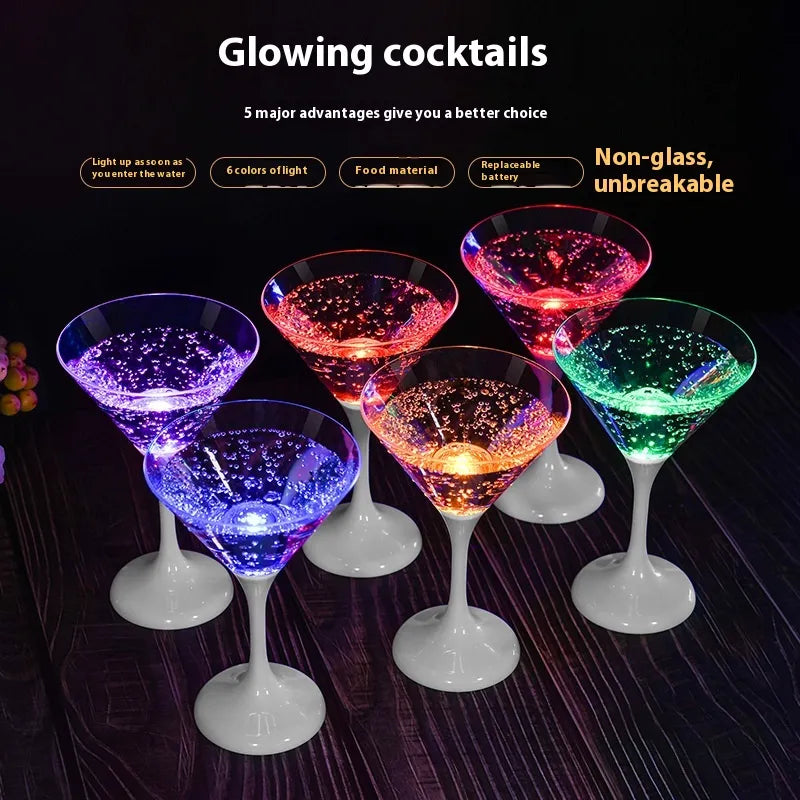 GlasGlo™ - LED Light Weingläser - 6 Stück