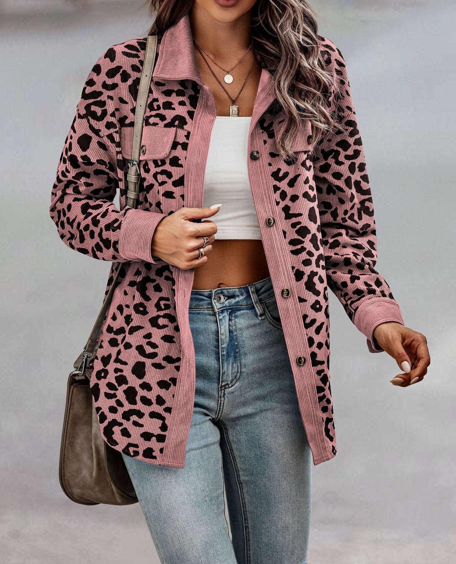 (50% Rabatt) Olivie™ - Dschungel Chic Leopard Jacke