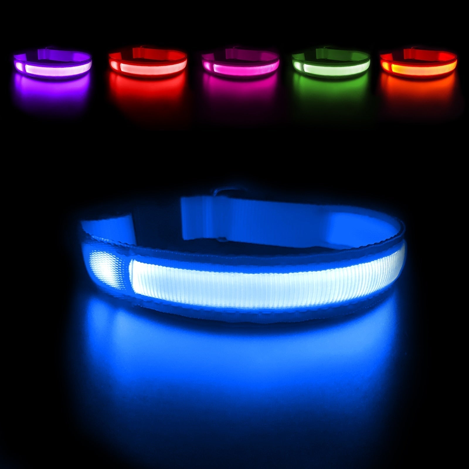 Leuchtendes LED-Licht Hundehalsband