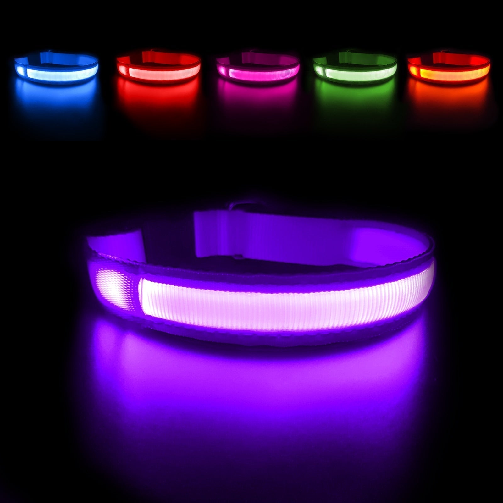 Leuchtendes LED-Licht Hundehalsband