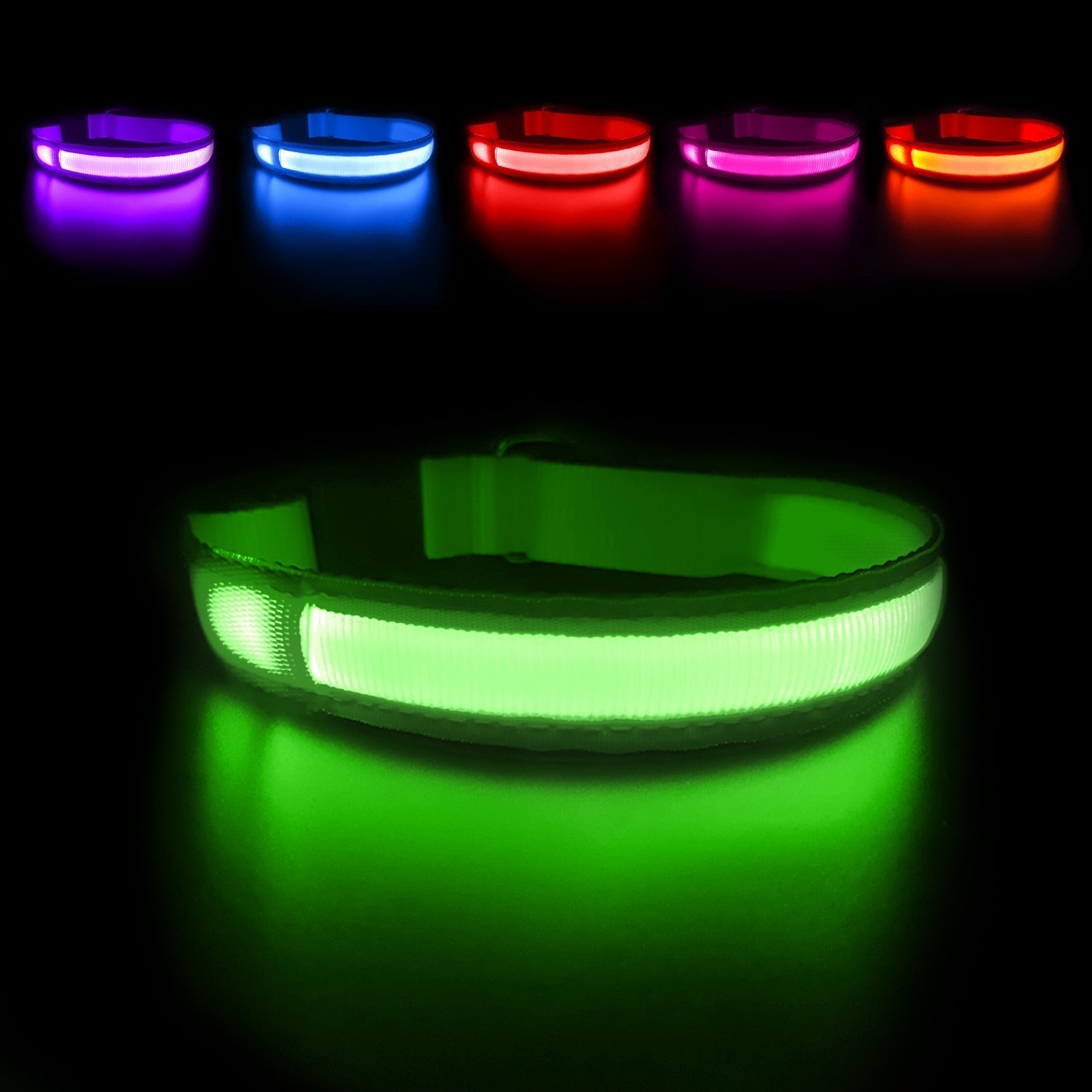 Leuchtendes LED-Licht Hundehalsband