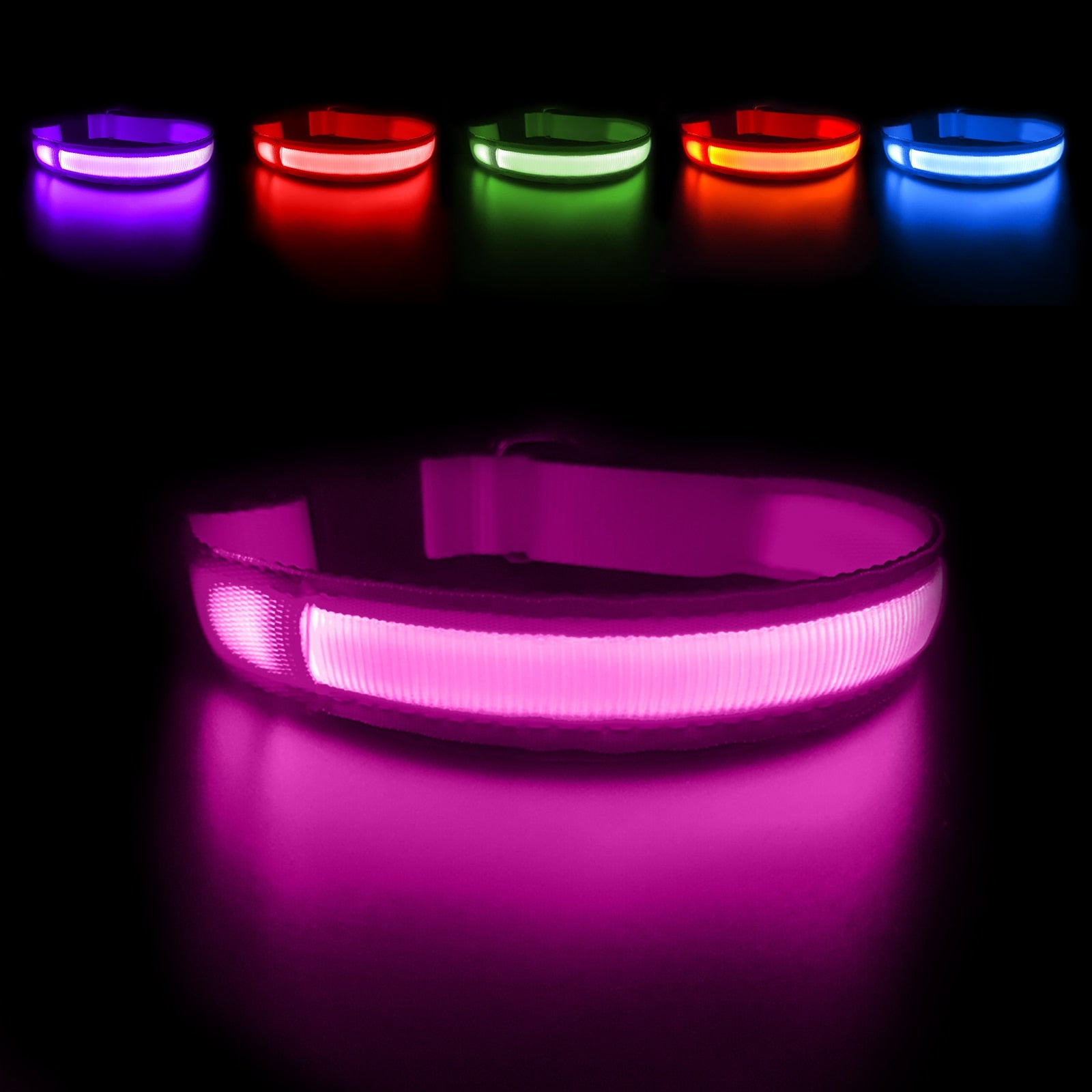 Leuchtendes LED-Licht Hundehalsband