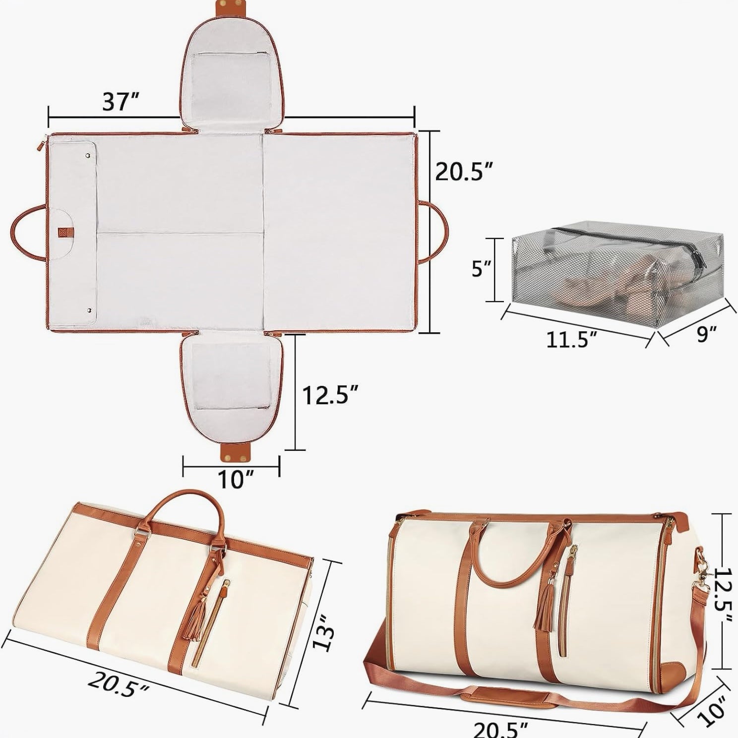 QuickPack™ Reisetasche - nie wieder lästiges Packen!