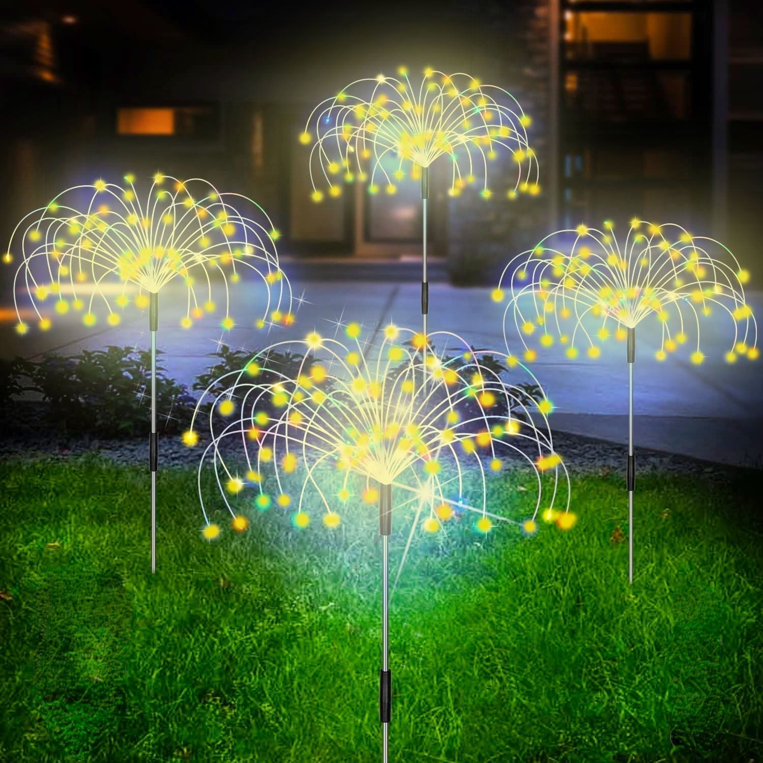 Wasserdichte Solar Garten Feuerwerk Lampe