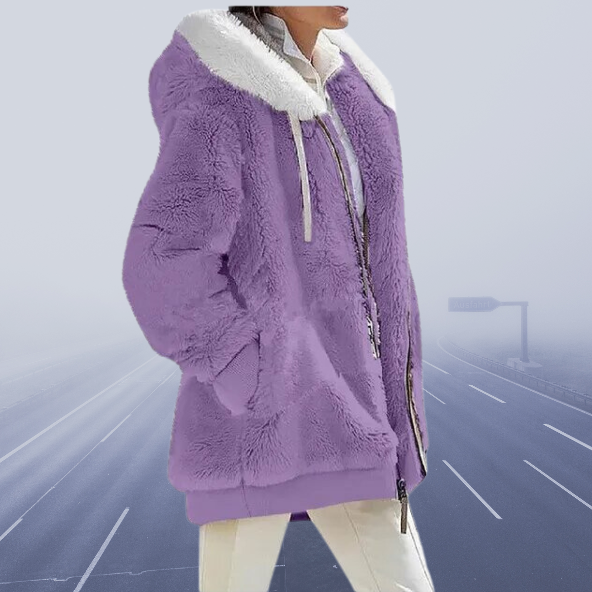 Alessandra™ - Neu Lässige Fleece-Kapuzenjacke 2023