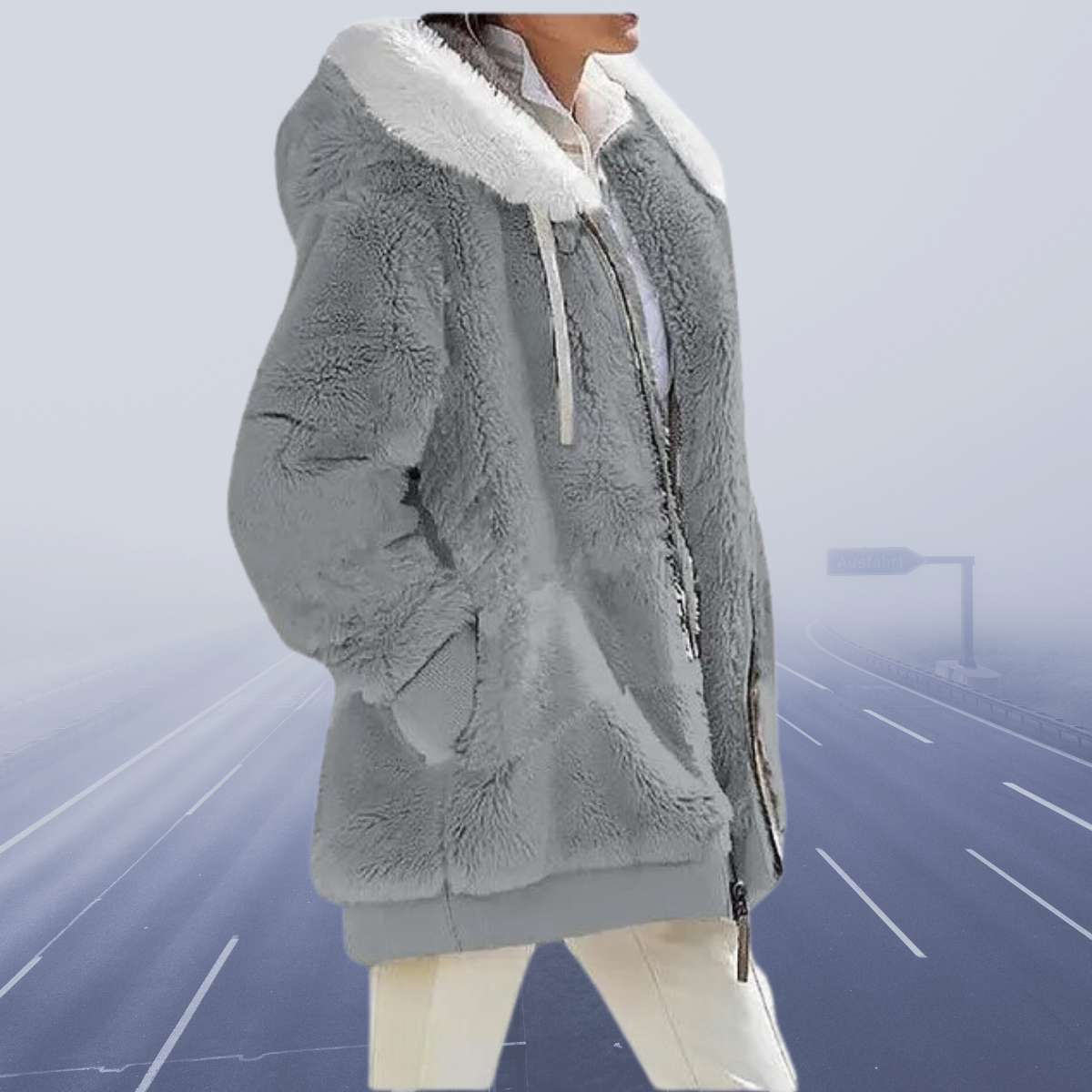 Alessandra™ - Neu Lässige Fleece-Kapuzenjacke 2023