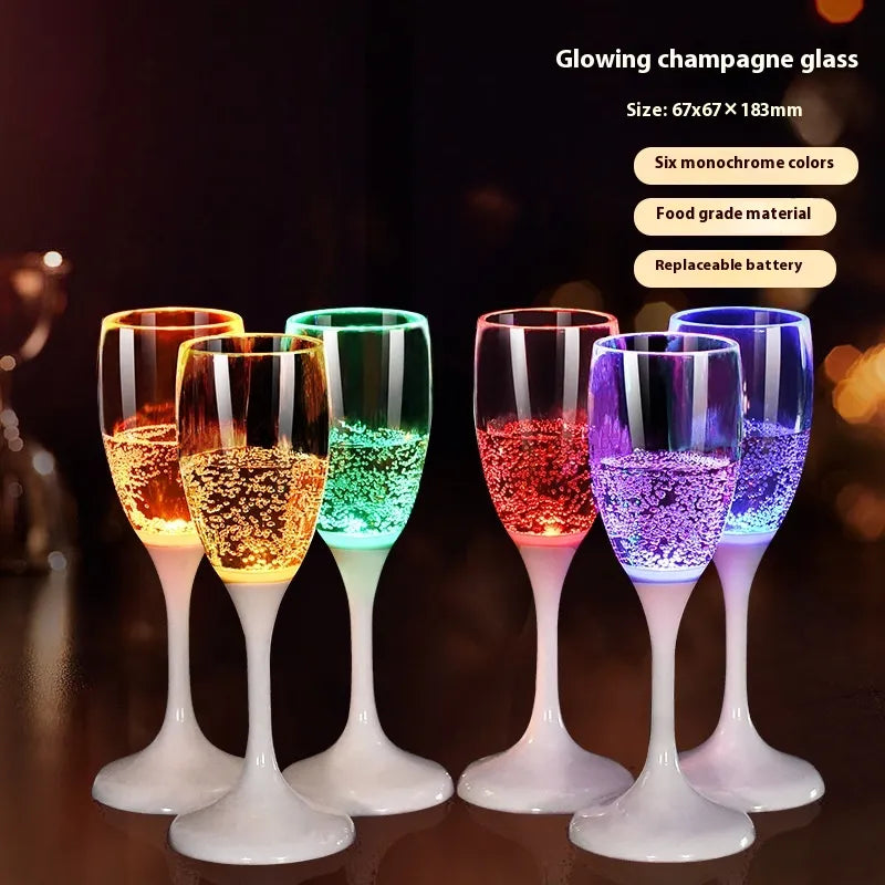 GlasGlo™ - LED Light Weingläser - 6 Stück