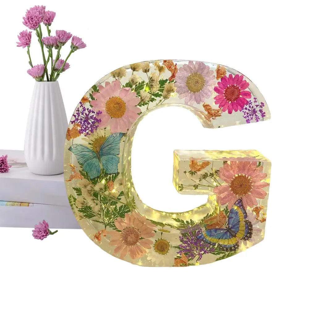Handgefertigtes Blumen-Nachtlicht