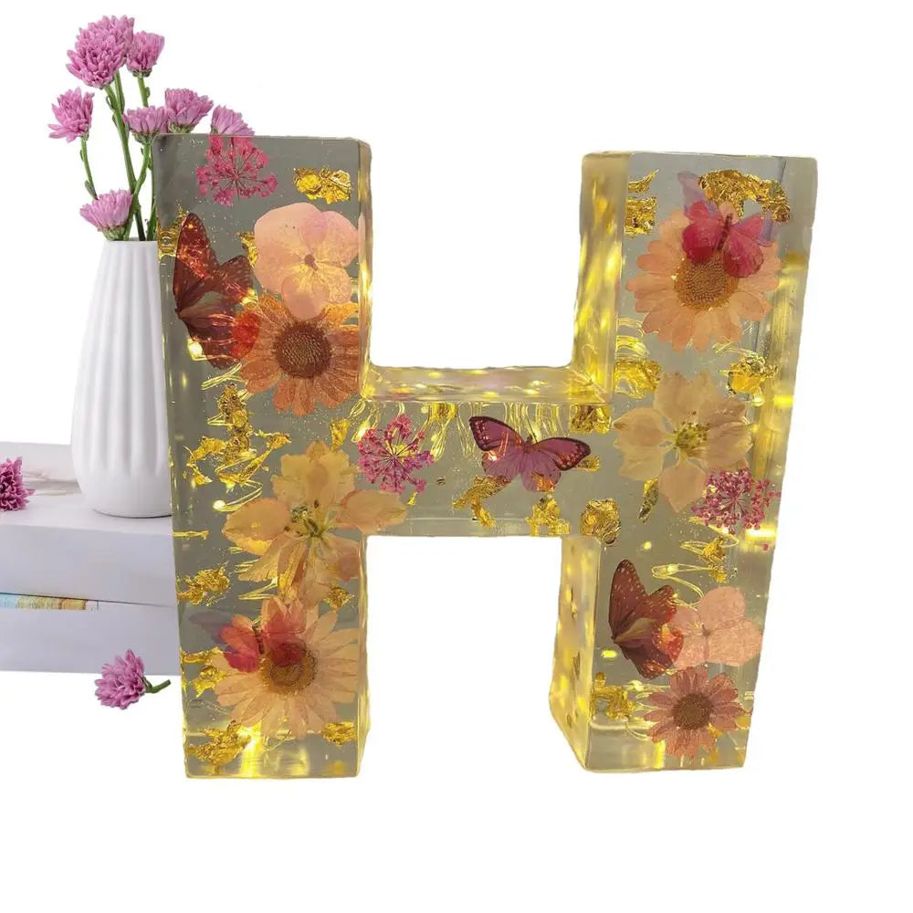 Handgefertigtes Blumen-Nachtlicht