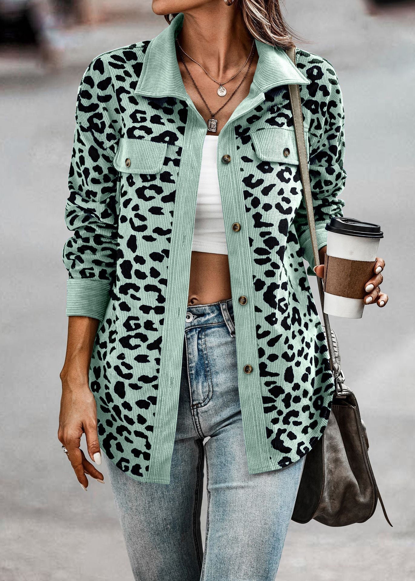 (50% Rabatt) Olivie™ - Dschungel Chic Leopard Jacke