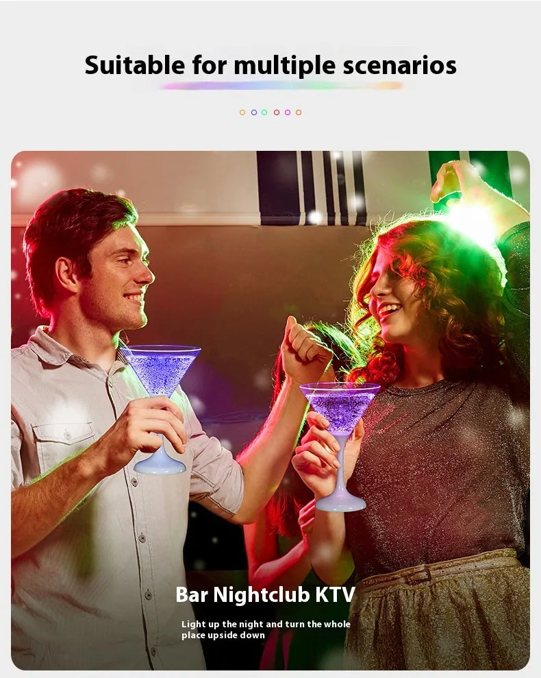 GlasGlo™ - LED Light Weingläser - 6 Stück