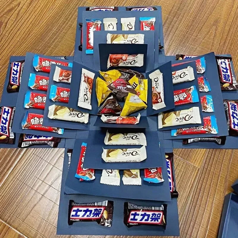 Überraschungsexplosion Geschenkdoos Bausatz