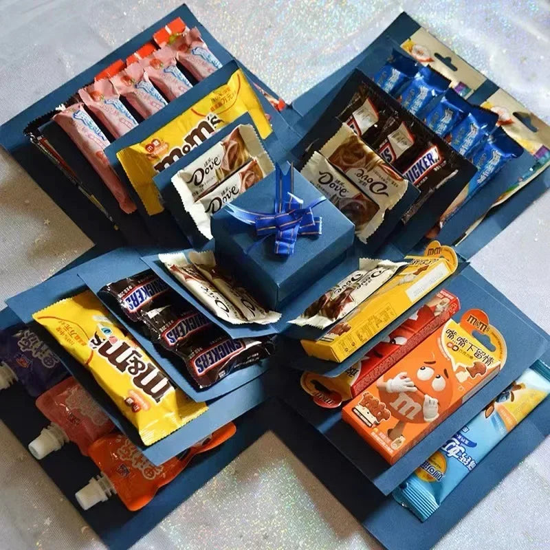 Überraschungsexplosion Geschenkdoos Bausatz