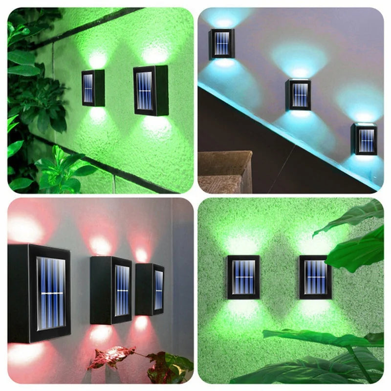 Wireless LED Solar Wall Lights Deluxe - Schaffen Sie die perfekte Atmosphäre in Ihrem Garten!