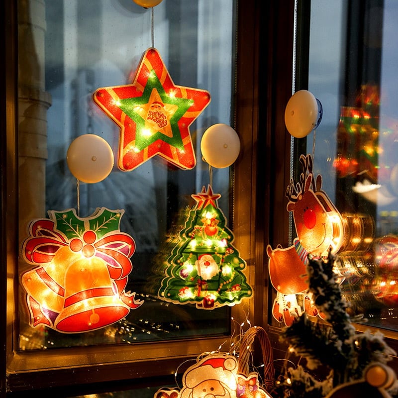 🎄Weihnachtliche Lichterketten für das Fenster