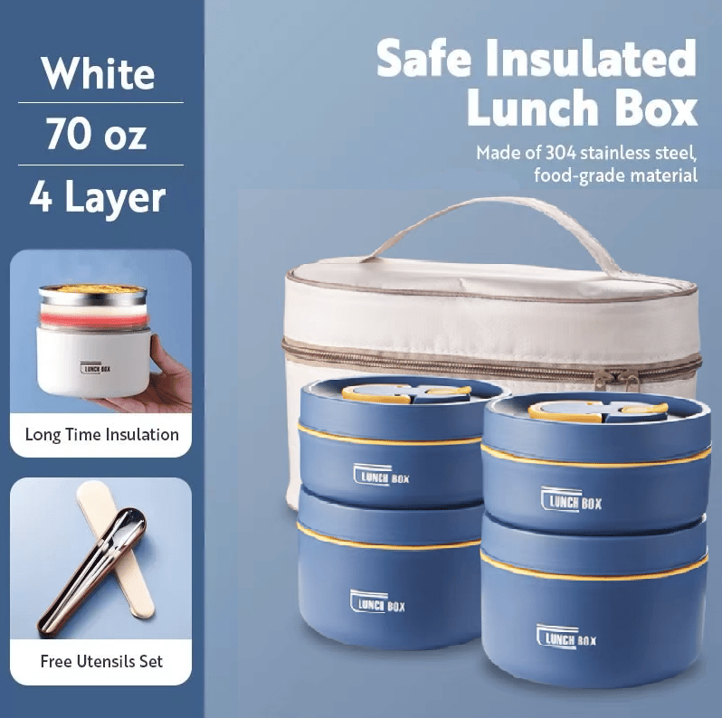 The Lunch box™ | Portable isolierte Mittagessen Container Set