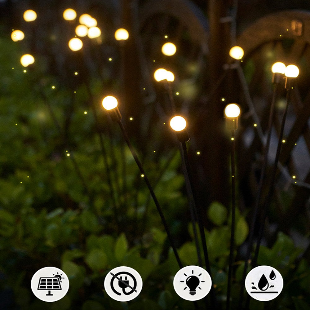 Magische Glühwürmchen Garten Lichter (6 LED Kugeln)