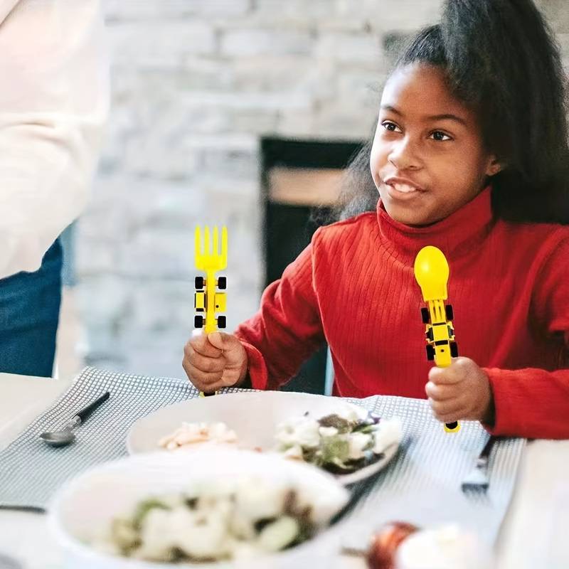 Kinder konstruktiver Essteller Utensilien Stel™