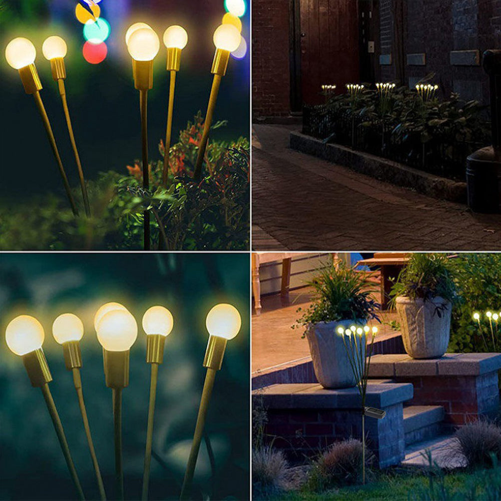 Magische Glühwürmchen Garten Lichter (6 LED Kugeln)