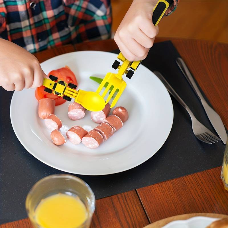 Kinder konstruktiver Essteller Utensilien Stel™